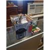 Image 1 : BOX OF NEW ITEMS, COFFEE MUGS, MARSHMALLOW GUN, ETC