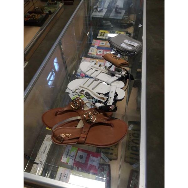 MICHAEL KORS SANDALS AND WALLETS