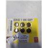 Image 2 : 6 CANADIAN GEORGE V 1 CENT COINS 1932-1936