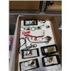 Image 2 : TRAY OF ENCASED BUTTERFLY, BUG, CRAB, SCORPION KEYCHAINS