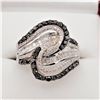 Image 1 : NEW STERLING SILVER DIAMOND RING W/ APPRAISAL $1760