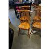 Image 2 : 4 KRUG SPINDLE BACK DINING CHAIRS