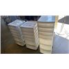 Image 1 : 3 PLASTIC ROLLING ORGANIZERS - 6 AND 7 DRAWERS