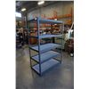 Image 2 : 5 tier metal shelf  49 inches wide x 25 deep x 6 foot tall