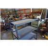 Image 3 : 5 tier metal shelf  49 inches wide x 25 deep x 6 foot tall