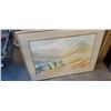 Image 1 : Alaskan highway watercolor signed S.L. Barnes