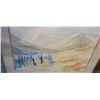 Image 3 : Alaskan highway watercolor signed S.L. Barnes