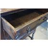 Image 8 : VINTAGE 2 DRAWER BARLEY TWIST SERVER - 53.5 INCHES WIDE X 18.5 DEEP X 36.5 TALL