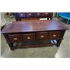 Image 2 : Little furniture sofa and coffee table matching set - coffee table 4 foot x 2 foot x 20.5 inches tal