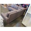 Image 8 : HOME ELEGANCE GREY TUFTED FABRIC MODERN 3 PIECE SECTIONAL SOFA