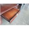 Image 8 : 4 DRAWER MAHOGANY DESK