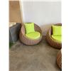 Image 8 : BRAND NEW 5 PIECE OUTDOOR CONVERSATION SET - RETAIL $3499, POWDER COATED ALUMINUM FRAME