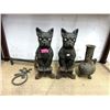 Image 1 : Cast Iron Devil Dog Andirons and More