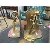 Image 1 : Pair of Brass Violin Bookends