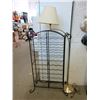 Image 1 : 24 Bottle Metal Wine Rack & Floor Lamp