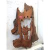 Image 1 : Carved Teak Root "Wolves" Wall Art