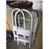 Image 1 : 2 Step Stools and 1 Grocery Cart