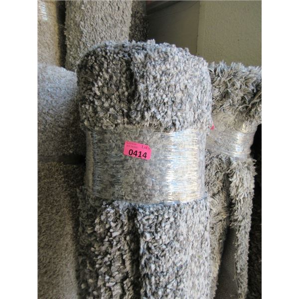 5' x 7' Grey Shag Area Carpet