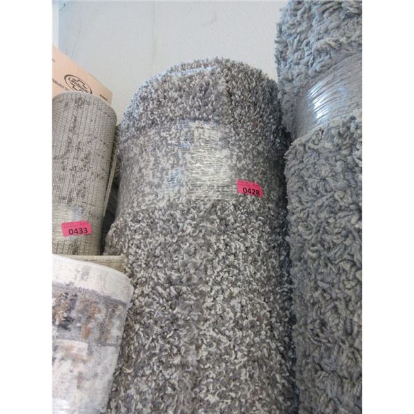 8' x 10' Grey Speckled Shag Area Carpet