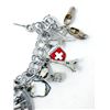 Image 2 : Sterling Silver Charm Bracelet with 12+ Charms