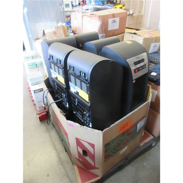 Skid of Store Return Water Coolers