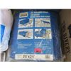 Image 1 : New 20' x 24' All Purpose Blue Tarp