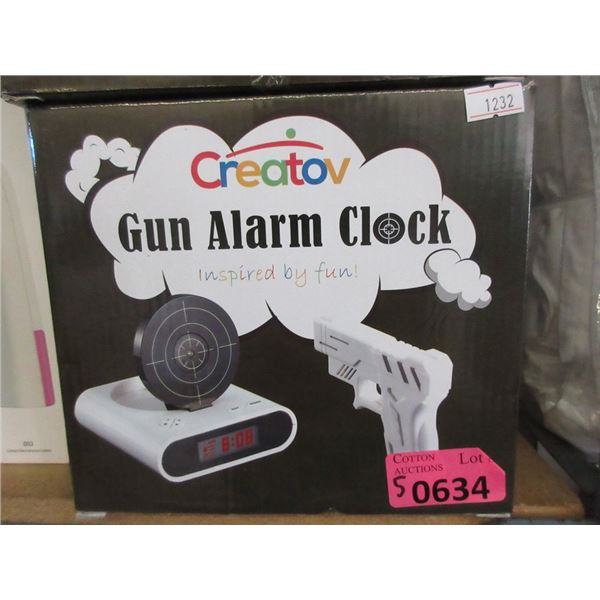 5 Creatov Gun Alarm Clocks