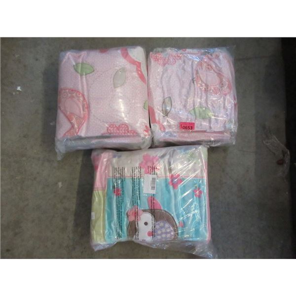 3 New Crib Bedding Sets