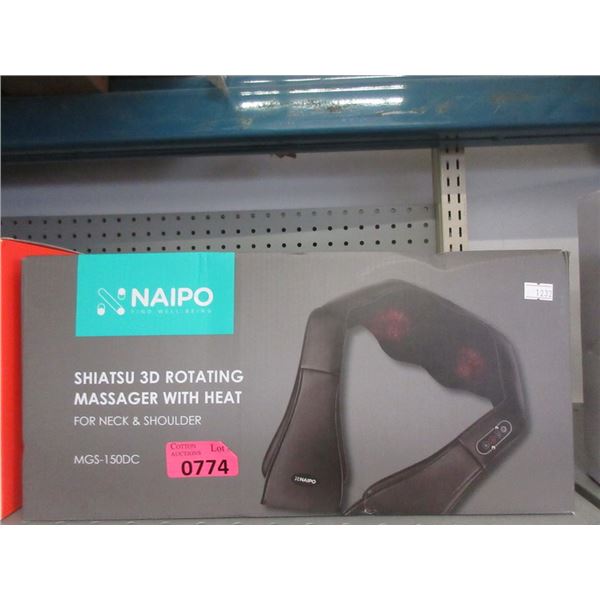 Naipo Shiatsu 3D Rotating Massager with Heat