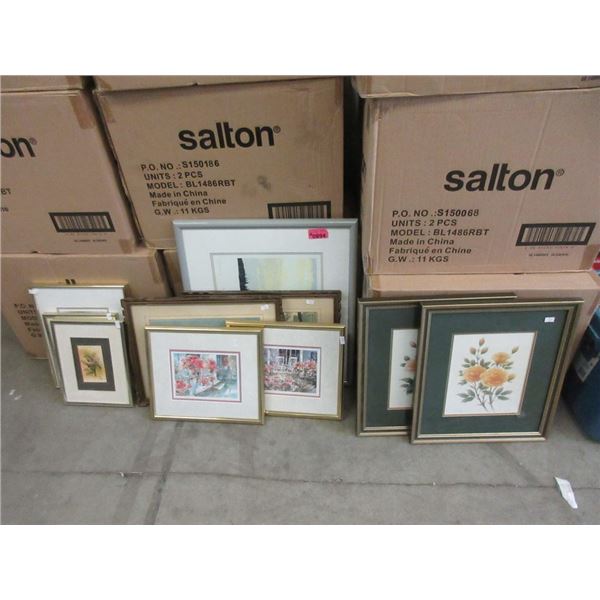 10 Assorted Framed Prints