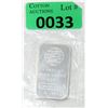 Image 1 : 1 Oz. .999 Fine Silver Engelhard Mint Bar