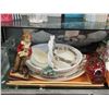 Image 2 : Shelf Lot of China, Porcelain and Glass