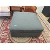 Image 1 : Large Grey Fabric Upholstered Ottoman