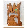 Image 1 : Carved Teak Root Eagle Themed Wall Art