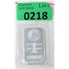 Image 1 : 1 Oz. Morgan Head .999 Silver Bar