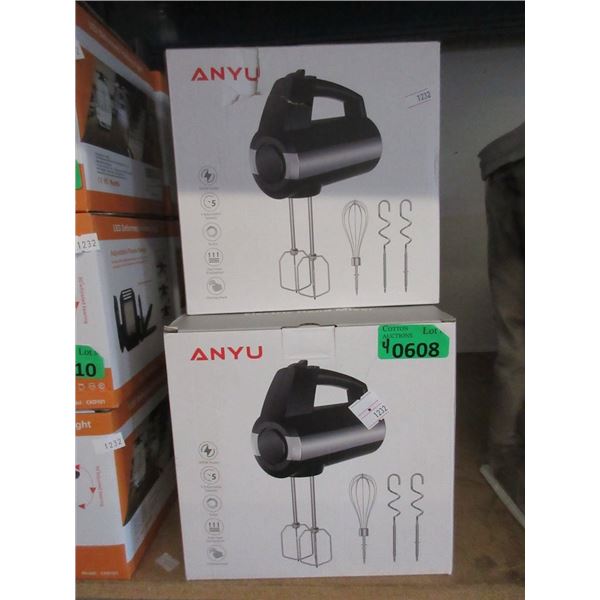 4 Anyu Electric Hand Mixers