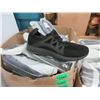 Image 1 : 10 New Pairs of Men's Black Mesh Top Gym Shoes