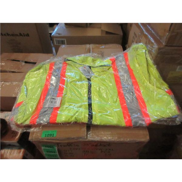 Case of 10 New 2XL CSA 2-in1 Traffic Jackets