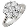 Image 1 : FINE 1.50ctw ACA CERTIFIED DIAMOND RING 14KT WHITE GOLD