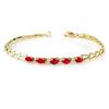 Image 1 : FAMOUS 2.0ctw ACA CERTIFIED RUBY BRACELET WHITE GOLD