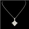 Image 2 : 14K Gold 1.12ctw Diamond Pendant