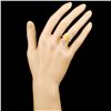 Image 4 : 14K Gold 5.82ct Opal & 0.42ctw Diamond Ring