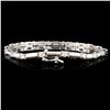 Image 2 : 14K Gold 1.12ctw Diamond Bracelet