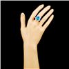Image 4 : 18K Gold 10.36ctw Topaz & 0.98ctw Diamond Ring