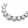 Image 3 : 18k White Gold 9.50ct Diamond Necklace
