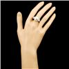 Image 4 : 18K Gold 14.50mm Pearl & 0.71ctw Diamond Ring