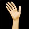 Image 3 : 14K Gold 0.17ctw Diamond Pendant