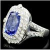Image 3 : 18K Gold 4.85ct Tanzanite & 1.55ct Diamond Ring