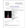 Image 4 : 18K Gold 10.22ct Rubellite & 1.20ctw Diamond Penda