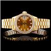 Image 1 : Rolex 18K YG Ladies Diamond Wristwatch